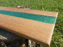 Charger l'image dans la galerie, Planche de service résine époxy et chêne massif