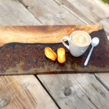 Charger l'image dans la galerie, Plateau de service en grains de café (pré-commande)
